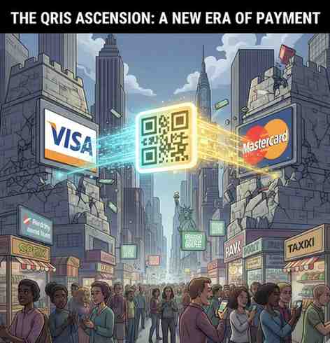 Kenapa QRIS Indonesia Bikin Amerika Panik? Perang Dingin Masa Depan Uang Dimulai dari Meja Warung Kopi