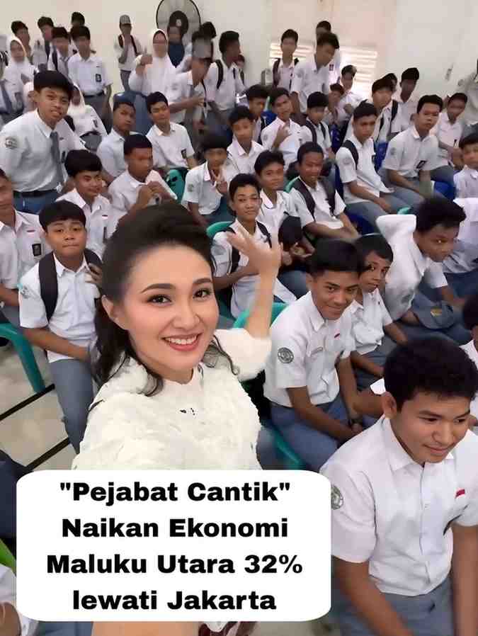 Bukan Jakarta, Maluku Utara Jawara Pertumbuhan Ekonomi Nasional Berkat Tangan Dingin Shelley Cawanda