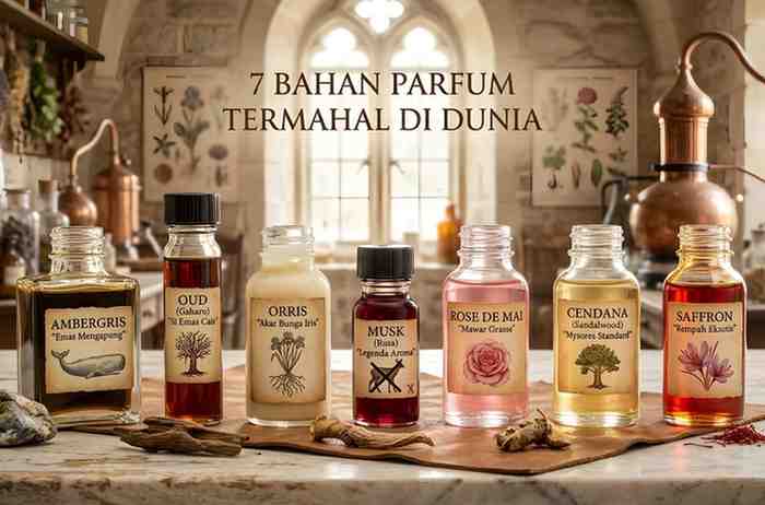 7 Bahan Parfum Termahal di Dunia: Alasan Harganya Selangit & Eksklusif